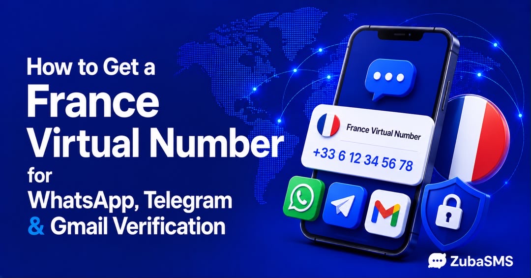 France virtual number for WhatsApp, Telegram, and Gmail verification with secure SMS verification, virtual phone numbers, and instant OTP delivery.