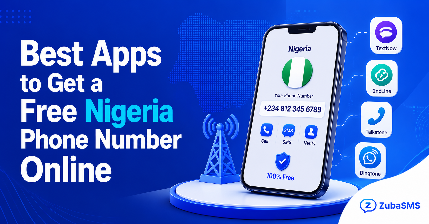 Best apps offering free Nigeria virtual phone numbers for SMS verification and online communication.
