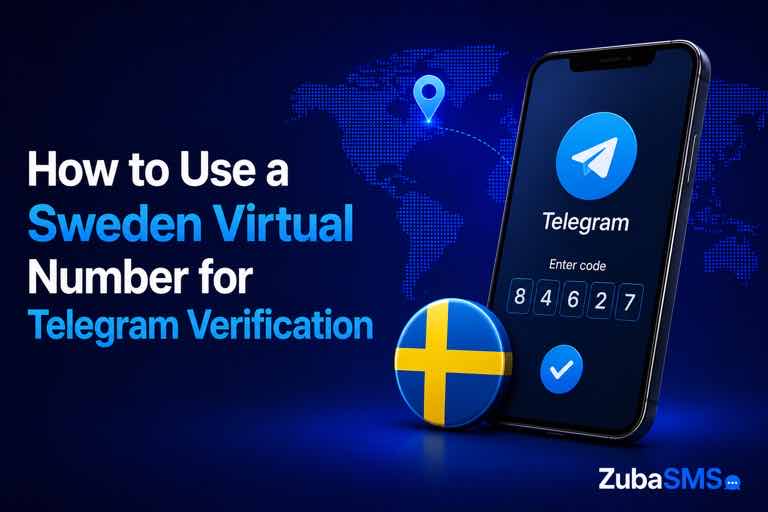 Sweden Virtual Number for Telegram verification and SMS OTP
