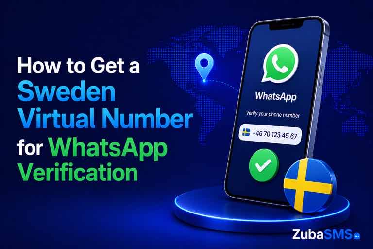 Sweden Virtual Number for WhatsApp verification and SMS OTP