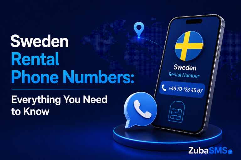 Sweden Rental Phone Number for SMS verification and online accounts