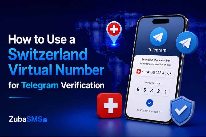 Switzerland Virtual Number for Telegram verification