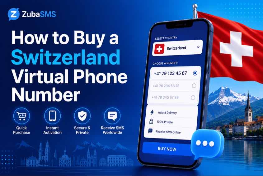 Buy Switzerland Virtual Phone Number for SMS verification