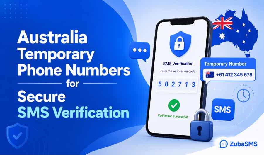 Australia temporary phone number receiving SMS verification codes securely online.
