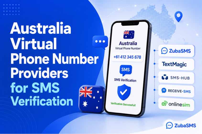 Australia virtual phone number providers offering secure SMS verification services.