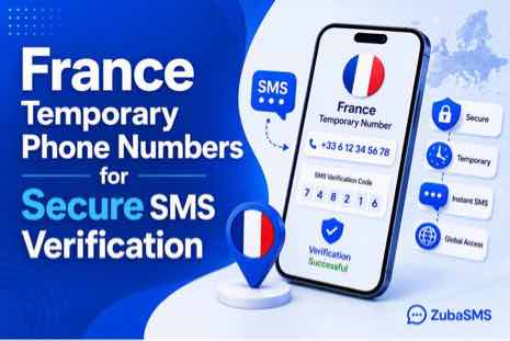 France temporary phone number for secure SMS verification