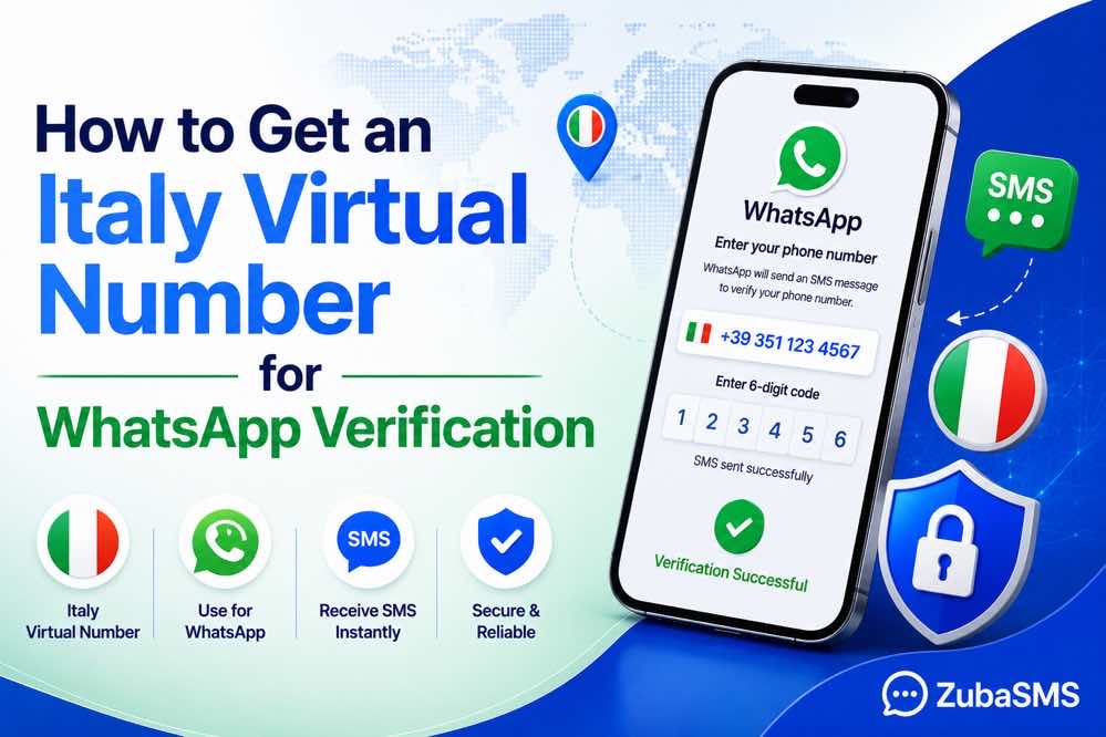 Italy virtual number for WhatsApp verification