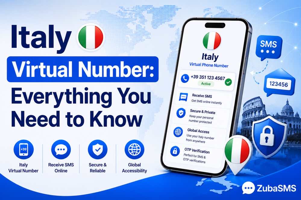Italy virtual number for SMS verification and online communication