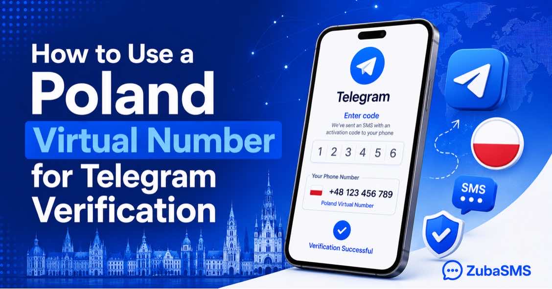 Poland Virtual Number for Telegram verification and SMS code