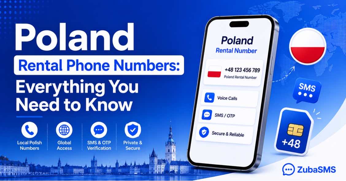 Poland Rental Phone Number for SMS and online communication