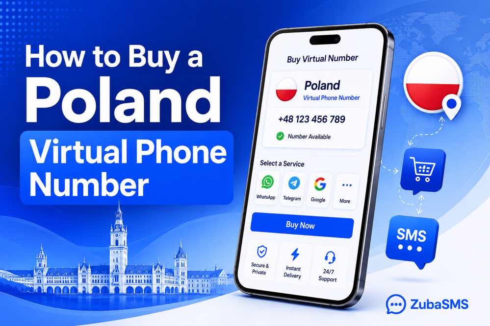 How to buy a Poland virtual phone number online