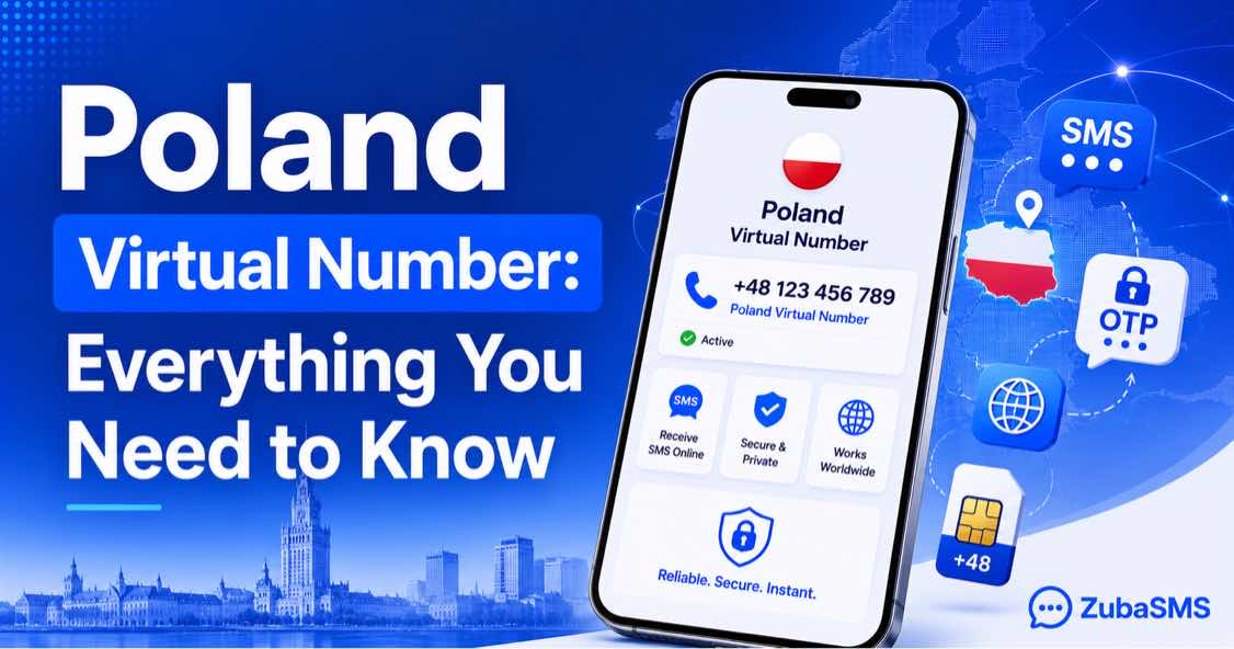 Poland virtual number for online calls and SMS