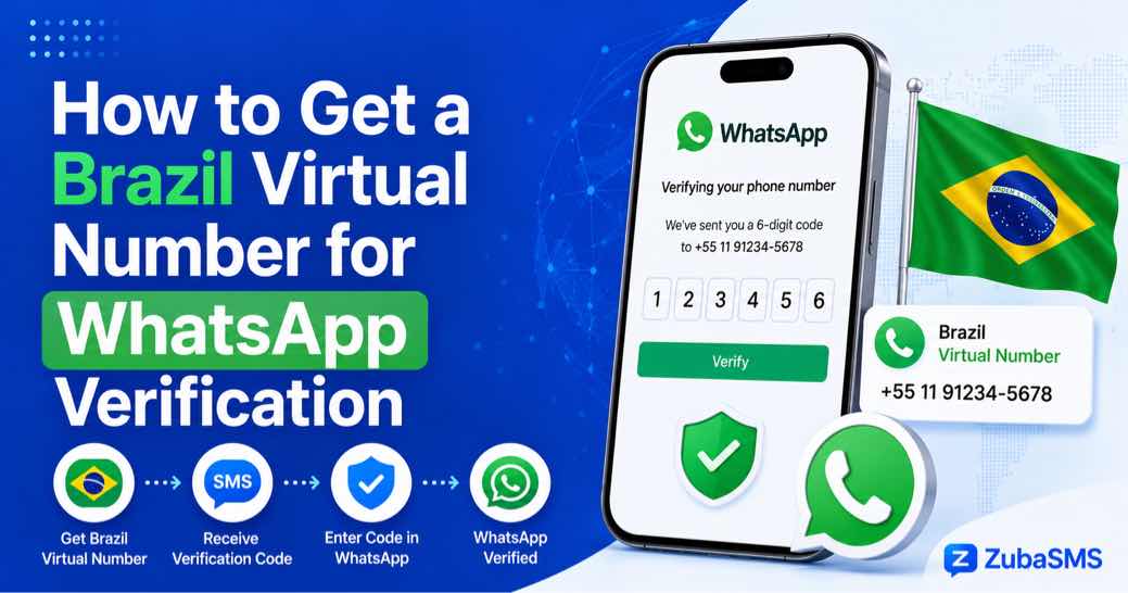 Get a Brazil virtual number for WhatsApp verification
