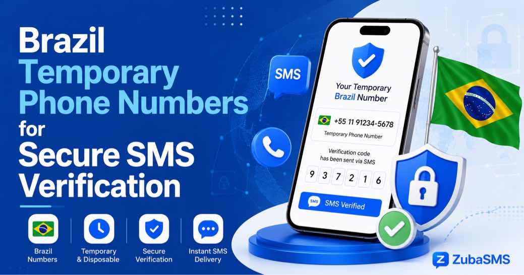 Brazil temporary phone number for SMS verification