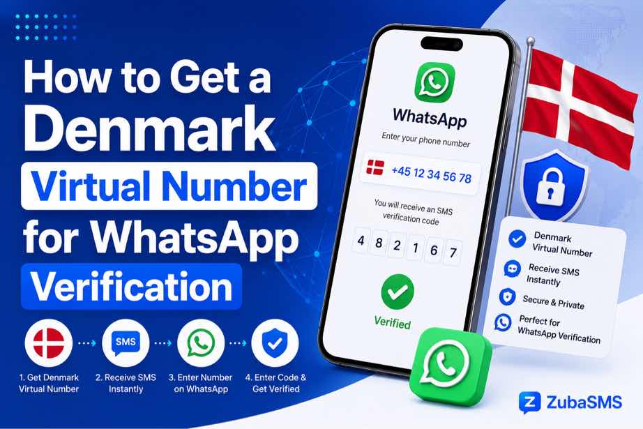 How to get a Denmark virtual number for WhatsApp verification