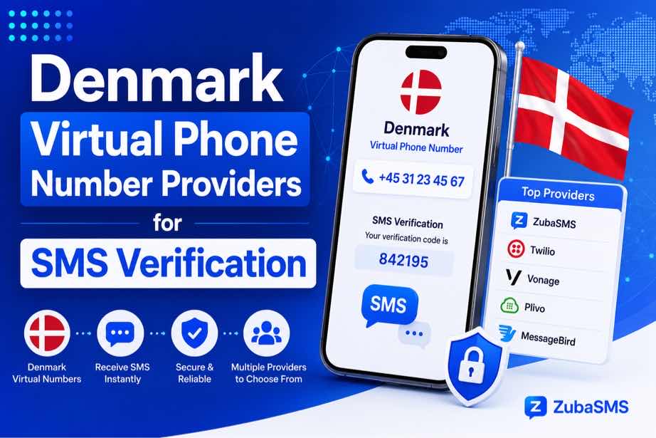 Denmark virtual phone number providers for SMS verification