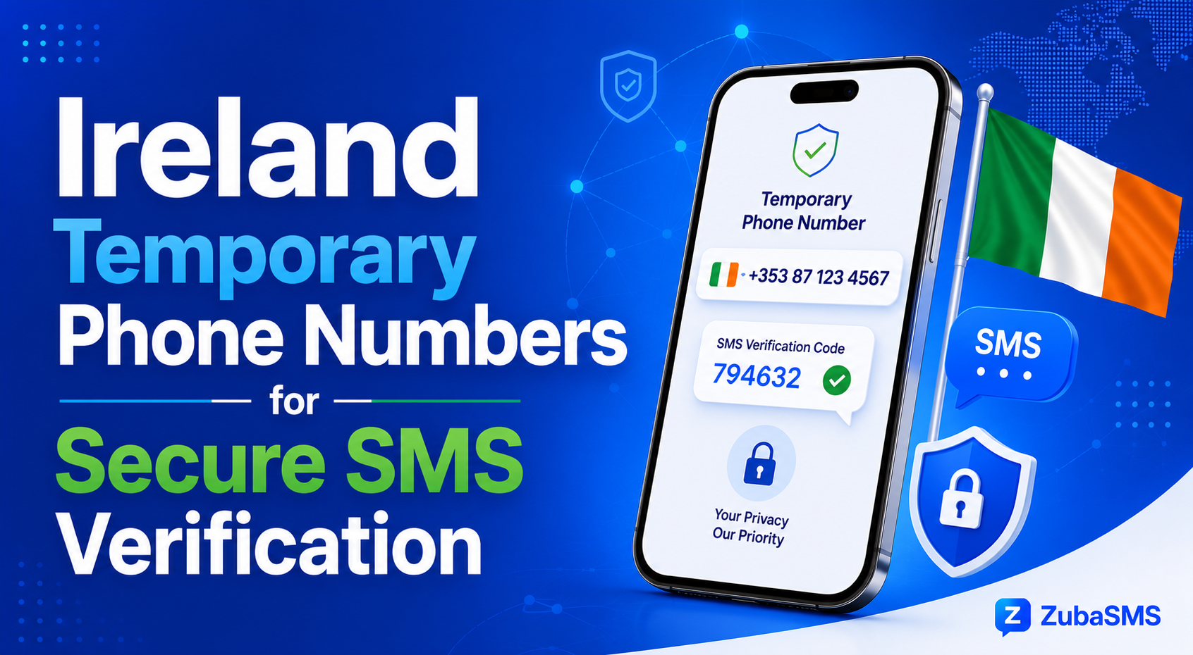 Ireland Temporary Phone Number for secure SMS verification