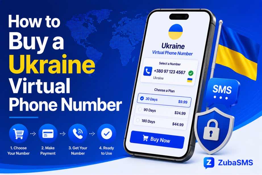 Buy Ukraine virtual phone number online