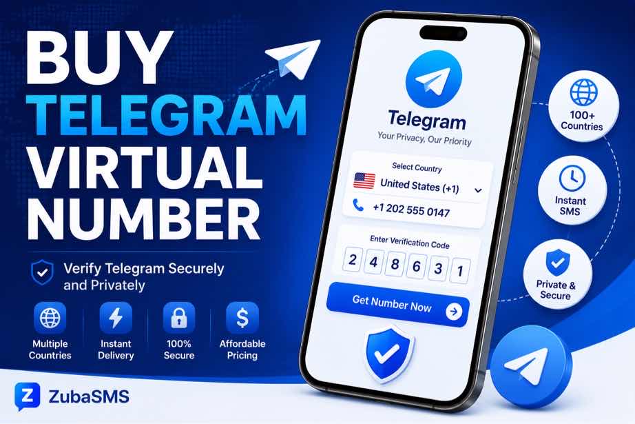 Buy Telegram virtual number for SMS and online communication