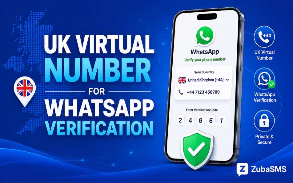 UK WhatsApp virtual number for SMS verification