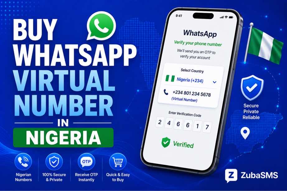 Buy WhatsApp virtual number Nigeria for SMS and online communication