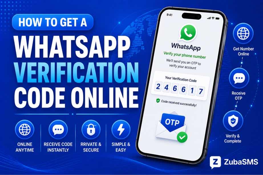 WhatsApp verification code online using a secure phone number