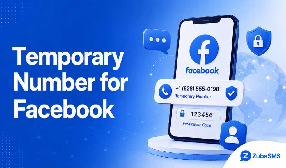 Temporary Facebook number
