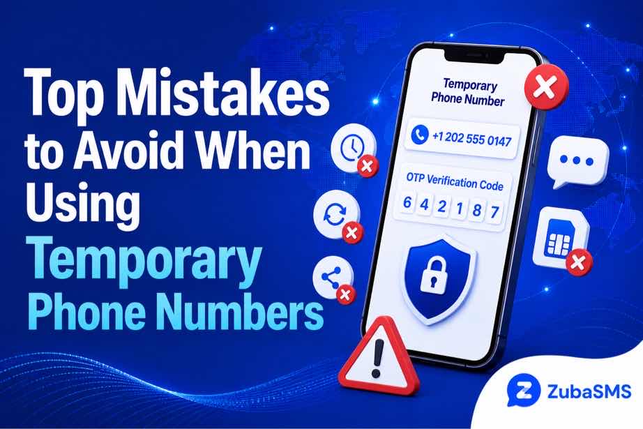 Temporary phone number mistakes