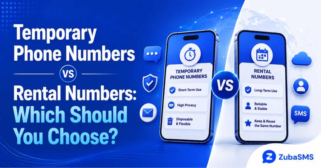 Temporary phone number vs rental number comparison