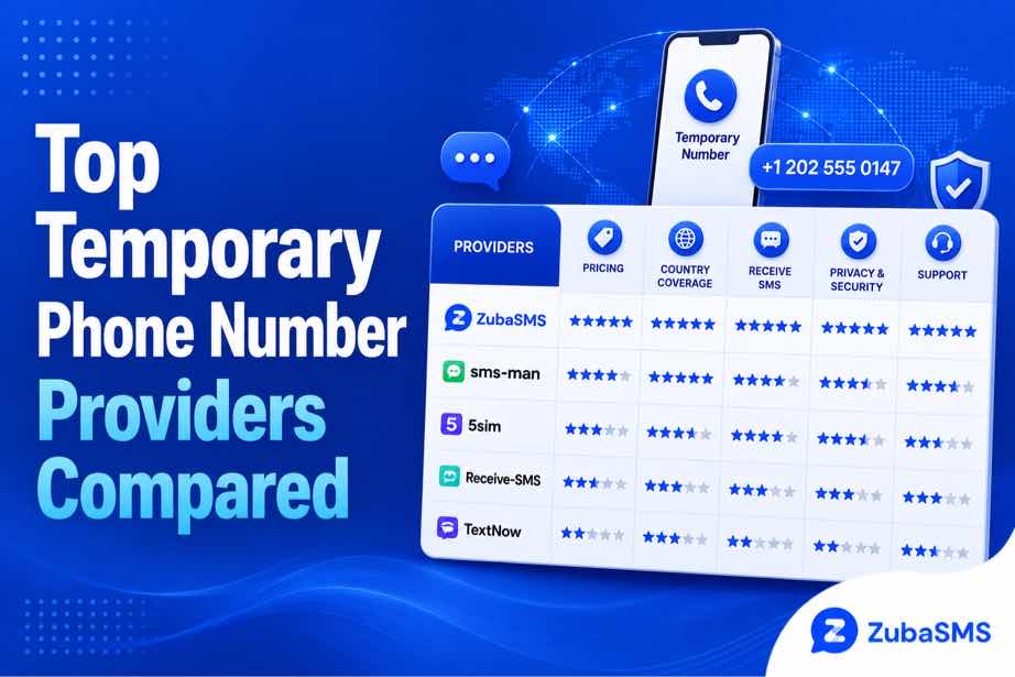 Temporary phone number providers comparison