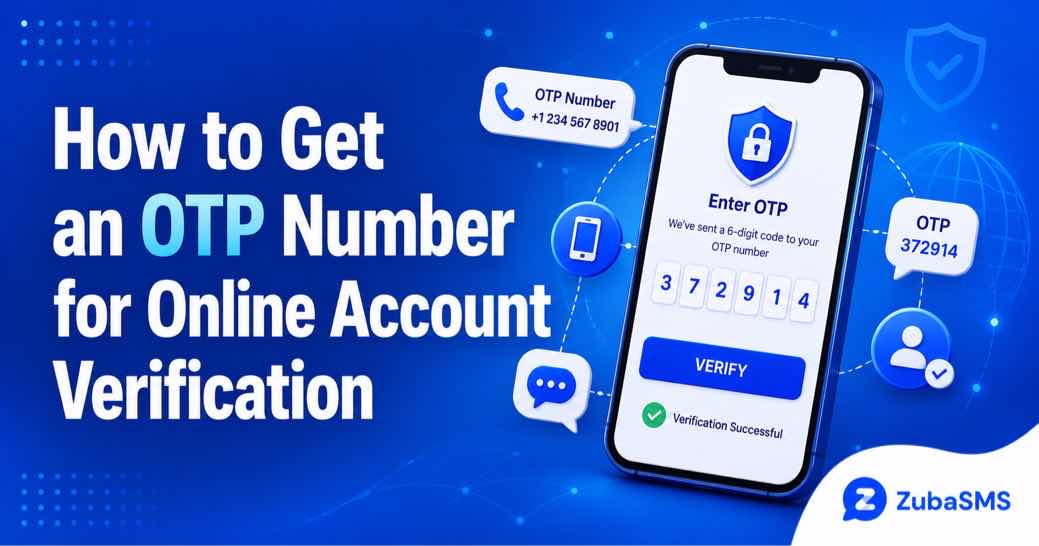 OTP number for online account verification