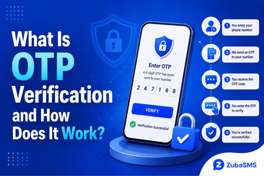 OTP verification process for online accounts
