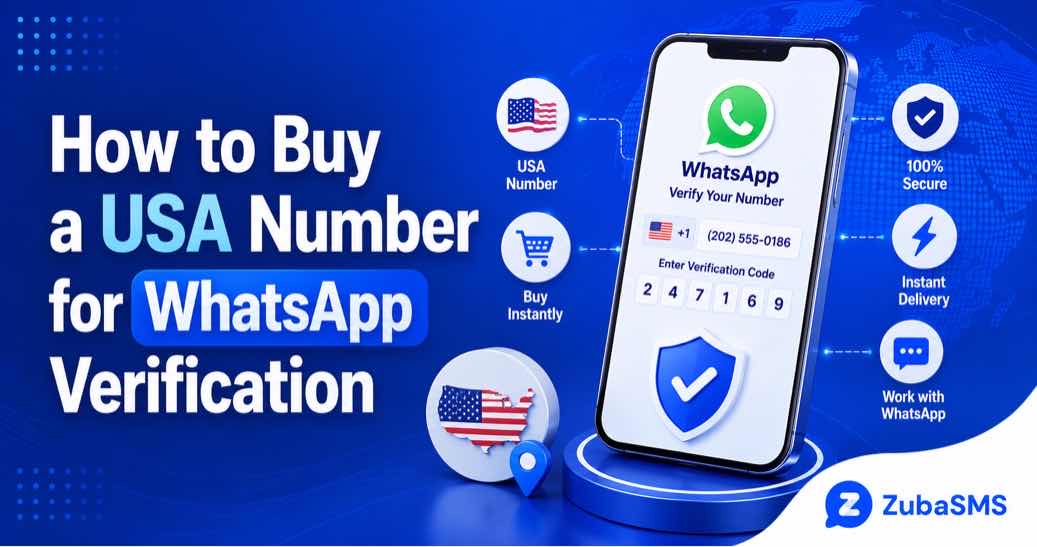 USA number for WhatsApp verification