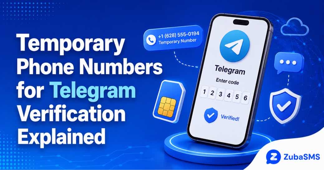 Temporary phone number for Telegram verification