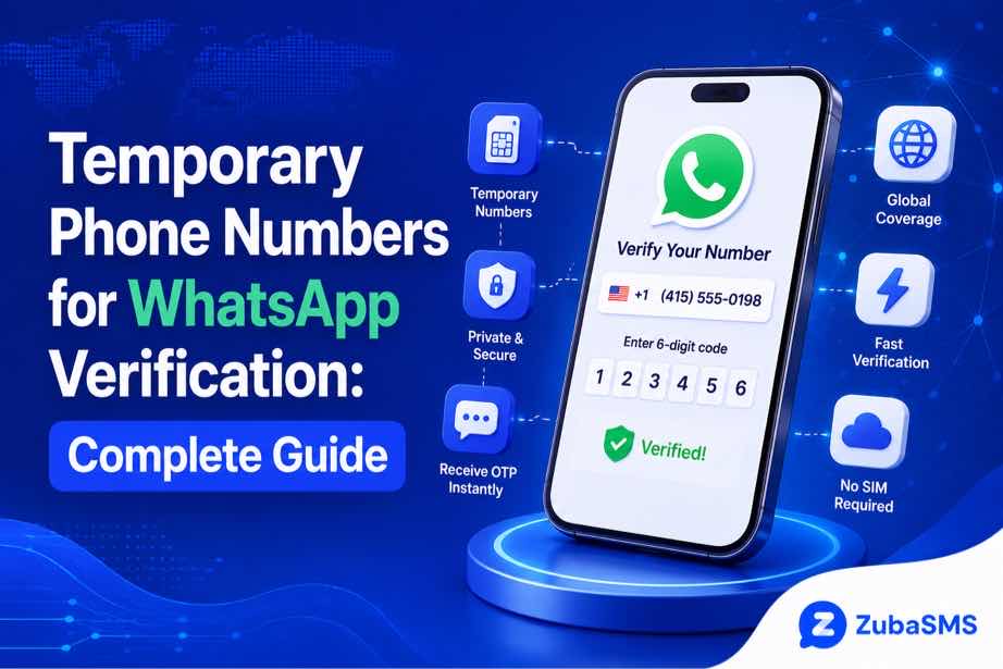 Temporary phone number for WhatsApp verification