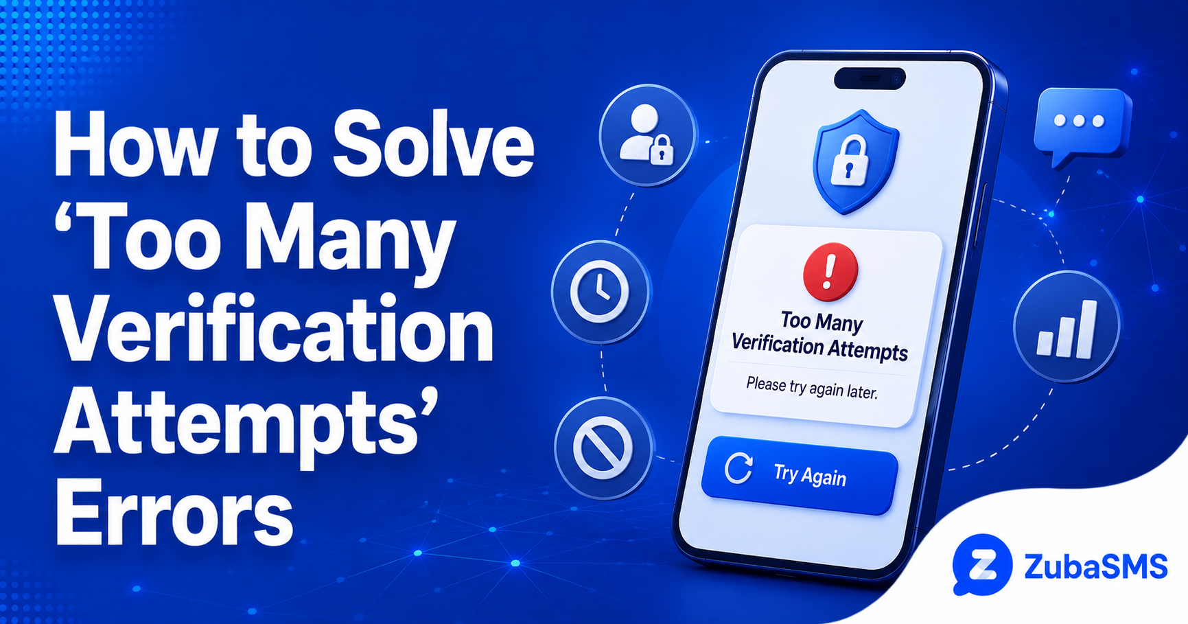 Too many verification attempts error on a smartphone