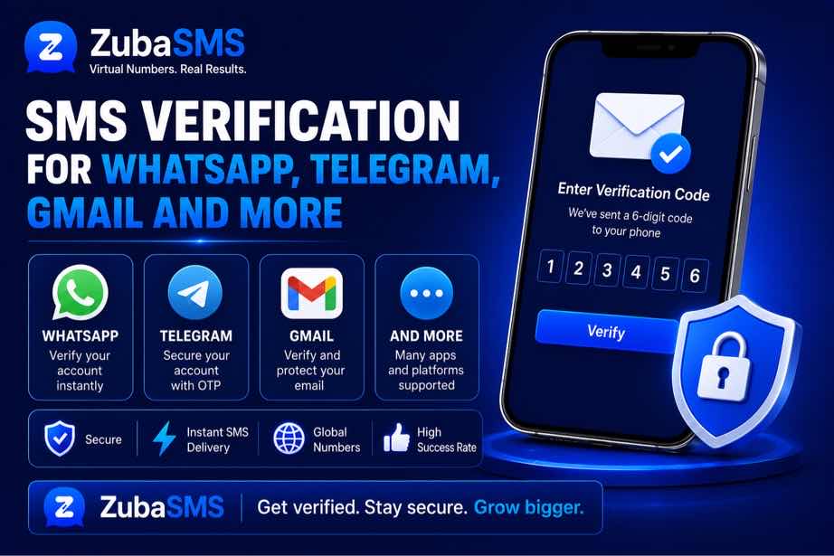 SMS verification for WhatsApp Telegram Gmail and other platforms