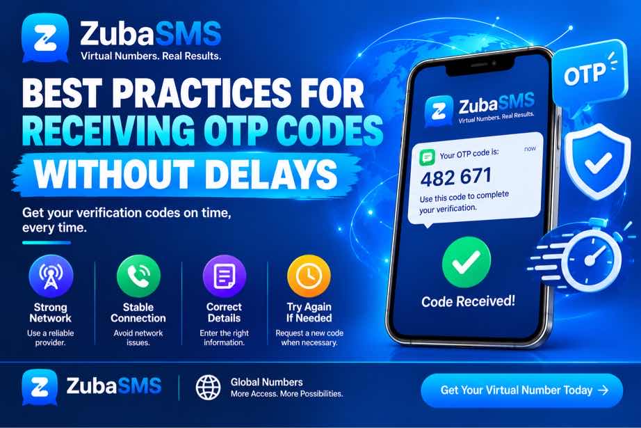 Smartphone receiving OTP codes without delays