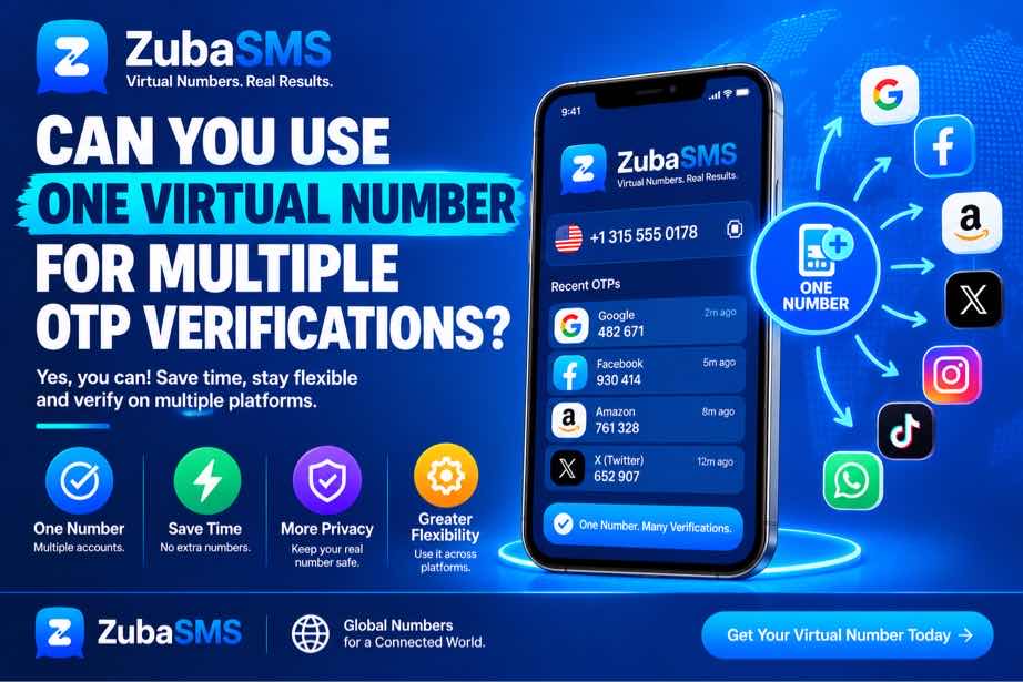 One virtual number used for multiple OTP verification